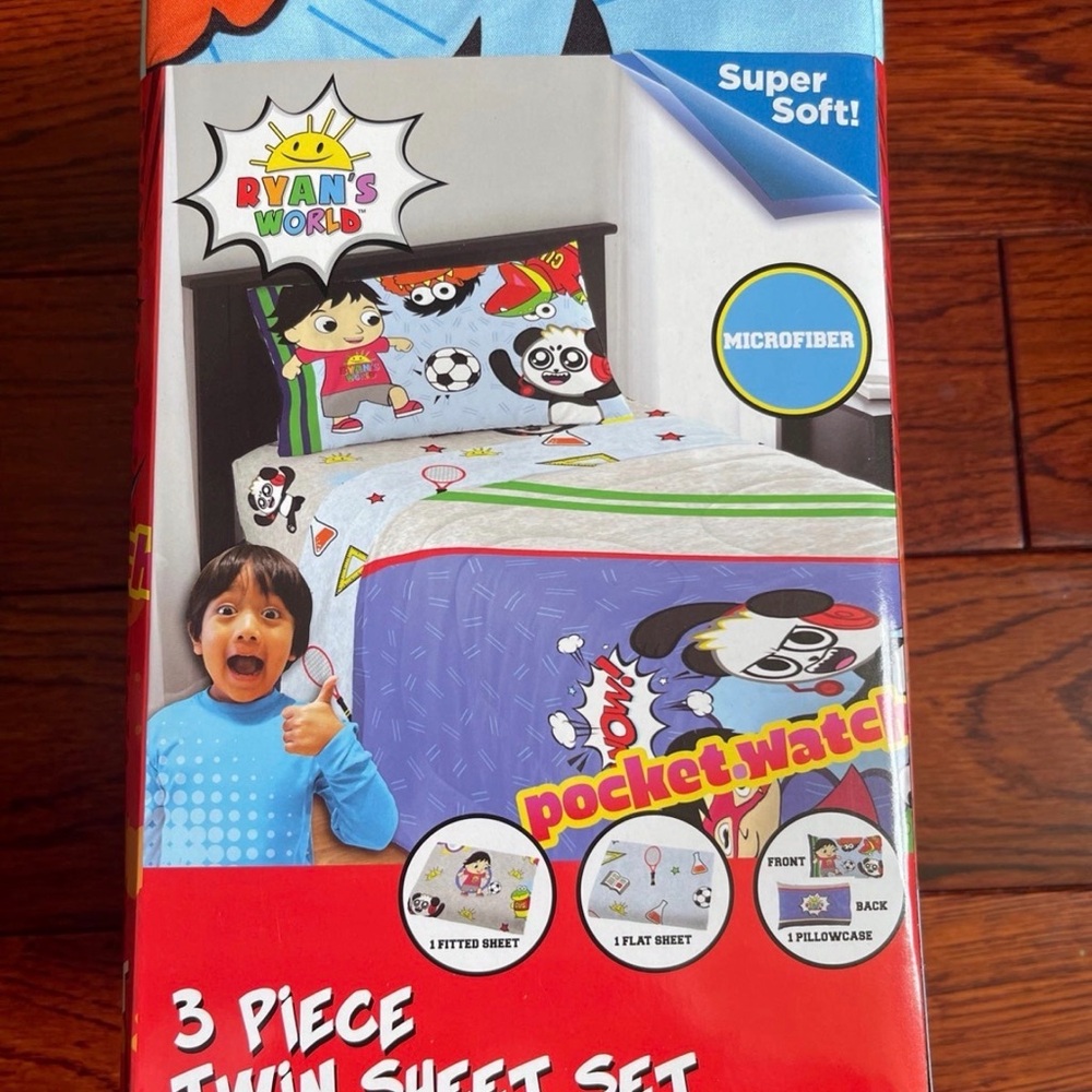 3 Piece Twin Sheet Set - Multicolor